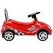 Costzon Kids Ride On Push Car, Toddler Scooter with Sound & Light Christmas Gift (Red)