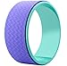 Reehut Yoga Wheel – 12.6″ x 5″ Strong Premium Back Roller and Stretcher with Thick Cushion for Dharma Yoga Pose, Backbend & Stretching – (Purple)thumb 1