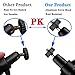 Adjustable Security Metal Wall Mount Indoor/Outdoor Aluminium Alloy Camera Mount for Arlo, Arlo Pro, Arlo Pro 2, Arlo Pro 3, Arlo Ultra Surveillance Camera (4 Pack, Black)