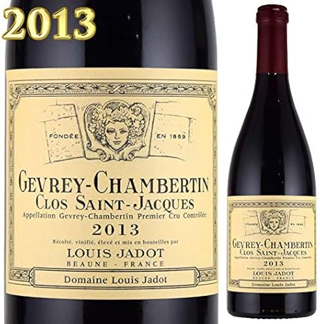 Amazon Co Jp ルイ ジャド ジュヴレ シャンベルタン クロ サン ジャック 13 750ml赤 食品 飲料 お酒