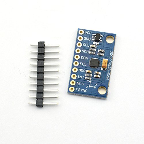 ZYAMY MPU6500 6DOF 6-Axis Gyroscope Accelerometer Sensor Module For Arduino DIY Kit IIC I2C SPI Interface With Pins GY-6500