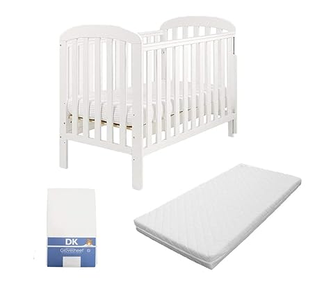 white cot sheets