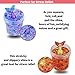 BESTZY Fluffy Fishbowl Slime - 2 Cans Idea Crystal Clear Slime Fishtail Fishbowl Beads, Super Soft Non-Sticky, Boys Girls (120ml Each One)