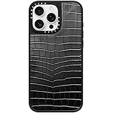 CASETiFY Croc iPhone 16 Pro Max Case [Embossed Texture / 4.9ft Drop Protection/Compatible with Magsafe] - Black