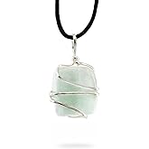 AYANA Amazonite Crystal Necklace - Passionately Crafted from Ethically Sourced Crystals and Healing Stones - Genuine, Handmade Healing Crystals Pendant Necklace for Women