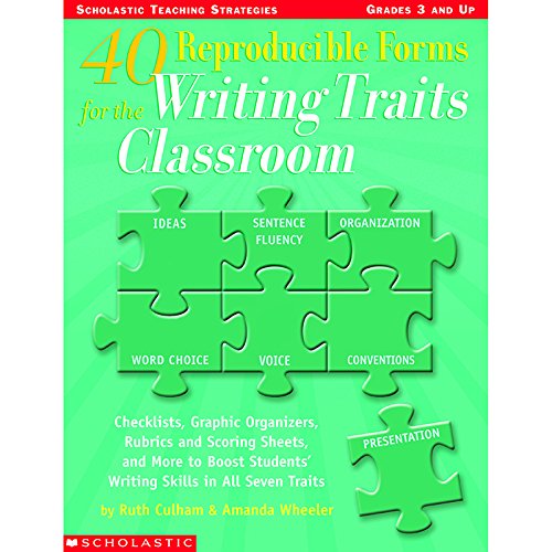 40 Reproducible Forms for the Writing Traits Cl... B007CHWTE4 Book Cover