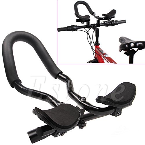 Stebcece Adjustable Bike Bicycle Relax Rest Armrest Handlebar Aluminum Alloy Bar - Thumbnail 2