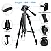 Tripod for iPhone 65 inch Lightweight Travel Tripod Stand for iPad Phone