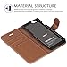 iPhone 6s Plus Case, TUCCH® Wallet Leather Case for iPhone 6s Plus / iPhone 6 Plus (5.5 inch), Slim Flip Folio Cases Book Cover with Credit Card Slots, Cash Clip, Stand Holder, Magnet Closure, Brown