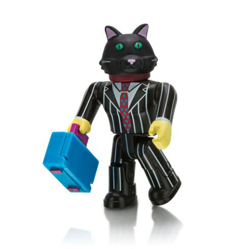Roblox Series 1 Celebrity Collection Action Figure Mystery Box Virtual Item Code 25 Buisness Cat - 