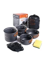 Tentock Kit de cocina portátil para mochileros, de