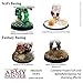 The Army Painter Tufts - Battlefield Tufts: Frozen Tuft, 77 Pcs, 3 Sizes -Terrain Model Kit for Miniature Bases & Model Grass Tufts -Diorama Supplies & Diorama Grass for Mini Basing & Gaming Scenery