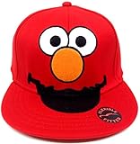 Sesame Street Big Face Elmo Flex Fit Hat Cap