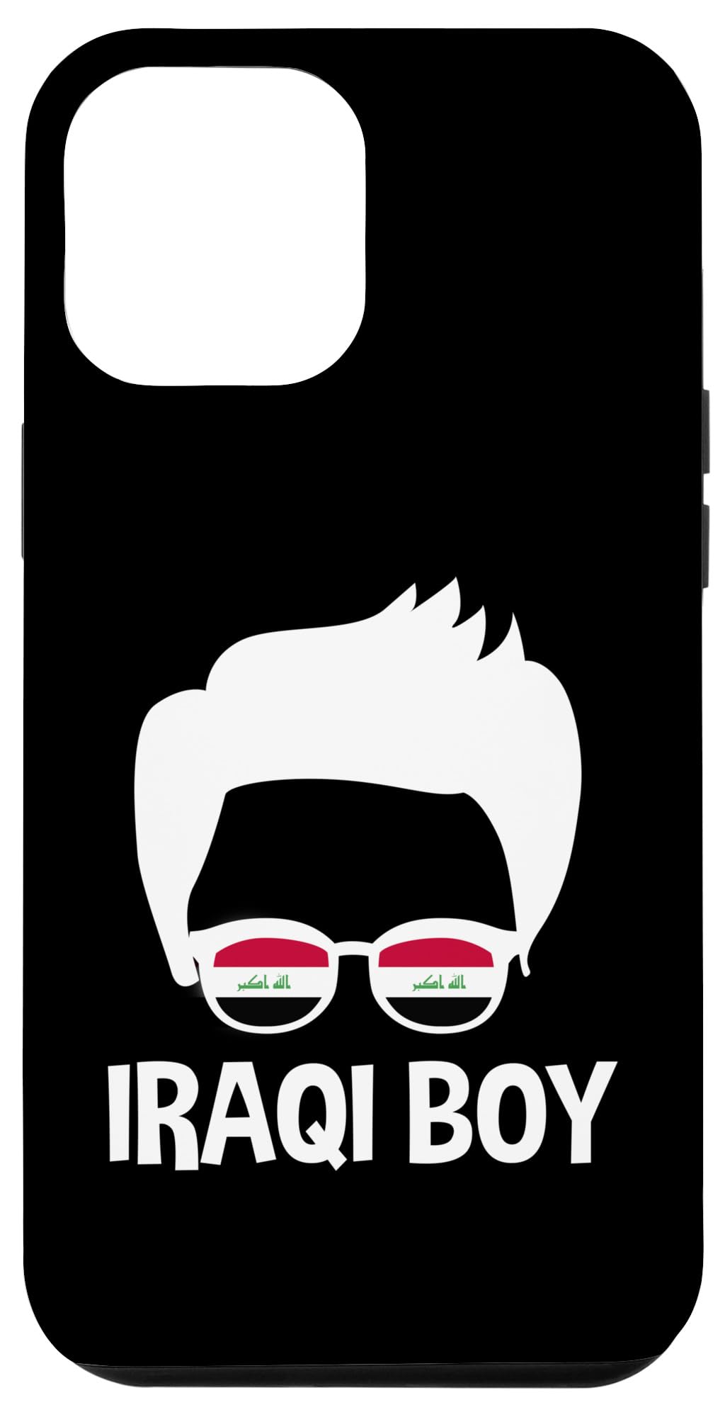 iPhone 12 Pro Max Iraqi Boy Love Baghdad Iraqi Flag Sunglasses Men Case