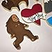Bigfoot Sasquatch Cookie Cutters 2-Pc. Set Made in USA by Ann Clark, Bigfoot, Foot