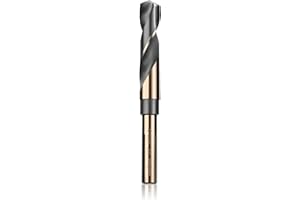 ANGELSWORD 5/8" Reduced Shank Drill Bit, M2 High Speed Steel Drill Bit for Hard Wood, Mild Steel and Metal