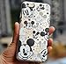 For iPhone 6 Plus / 6S Plus Case - Disney Mickey Mouse Faces Soft TPU Black/Clear Transparent Rubber Silicone ULTRA THIN Slim Fitting Skin Cover (Apple iPhone 6 PLUS or 6S PLUS 5.5