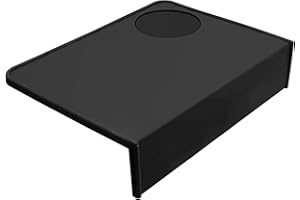 AQKILO Coffee Tamper Mat Silicone Espresso Tamping Pad with Corner Edge Tamp Support Station for Portafilter Barista Accessories