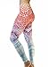 Comfy Yoga Pants - Workout Capris - High Waist Workout Leggings for Women - Lightweight Printed Yoga Legging Multicoloured