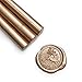 UNIQOOO Mailable Glue Gun Sealing Wax Sticks for Wax Seal Stamp - Metallic Champagne Gold, Great for Xmas Cards, Wedding Invitations, Cards Envelopes, Snail Mails, Wine Packages, Gift Ideas, Pack of 8