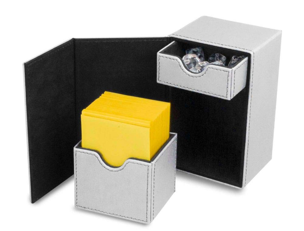 Card Supplies Deck Vault LX - 80 White Standard Deck Box