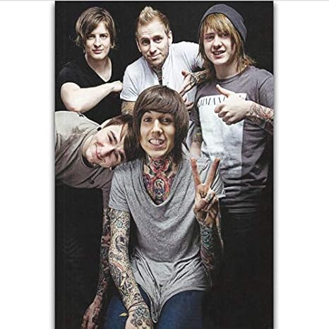 Tgbhujk Bring Me The Horizon Metalcore Pop Rockmusik Band Oliver Wandkunst Malerei Druck Auf Seide Leinwand Poster Dekoration 40x60 Cm Ohne Rahmen Amazon De Kuche Haushalt