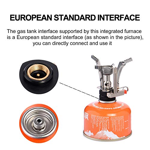 widesea Portable Foldable Camping Stoves Backpacking Stove with Piezo