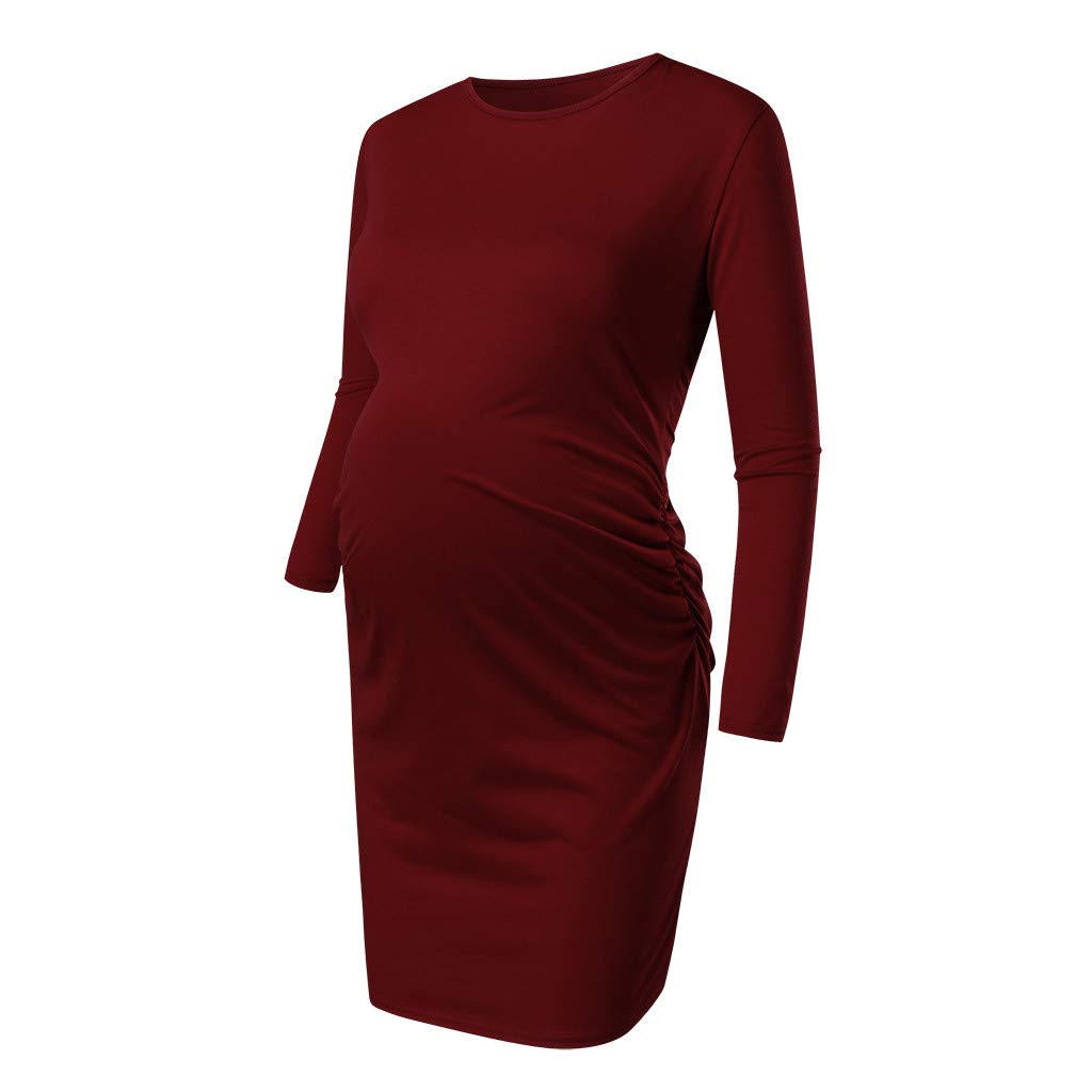 Abbigliamento premaman FRAUIT Abiti Premaman Cerimonia Lungo Abito  maternità Invernale Vestiti Gravidanza Donna Inverno Eleganti Vestito  Premaman Abbigliamento Maniche Lunghe Manica Lunga urban-earth.co.uk