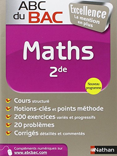 ABC du BAC Excellence Maths 2de