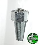 12MM - 16MM Magnetic Oil Drain Plug by ECO-PLUG, Threadless Magnetic Drain Plug for Aluminum Oil Pans. Universal Plug with Tapered, Self-Tap Thread, Easy to Install, Permanently Replaces Leaking Plugs