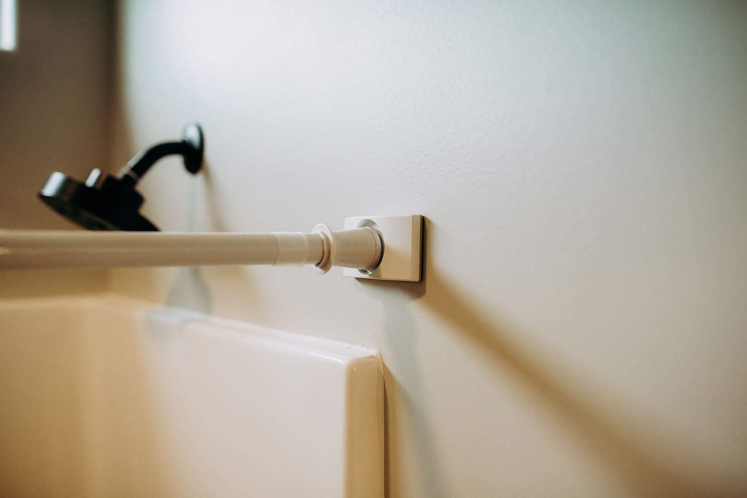 Wall Nanny Shower Curtain Rod Wall Protector & Holder