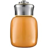 Mini 7 oz Stainless Steel Water Bottle, Small Vacuum Insulated Bottle Leak Proof Sport Tumbler Cup Hot and Cold Water Bottle for Women Girls Kids Gift Milk Tea Lunch (Orange)