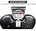 BarberPub All Purpose Hydraulic Recline Barber Chair Salon Beauty Spa Styling Equipment 6154-S8702 (Black&Creme White)