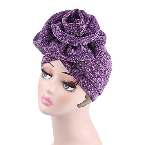 Chemo Hats Beanie Muslim Turban Headwear Headwraps for Women with Cancer Afterso - Thumbnail 4