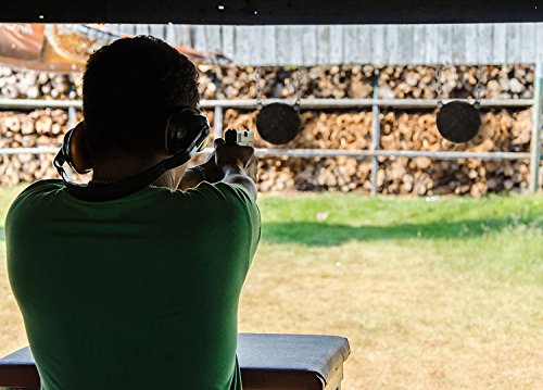 Powerfly AR500 Gong Targets for Shooting Range 12" - AR 500 3/8" Laser Cut Steel Plate - Metal Round Swing Hanging Target with Mounting Holes - Suitable for Rifle Handgun Pistol Firearms - Thumbnail 4