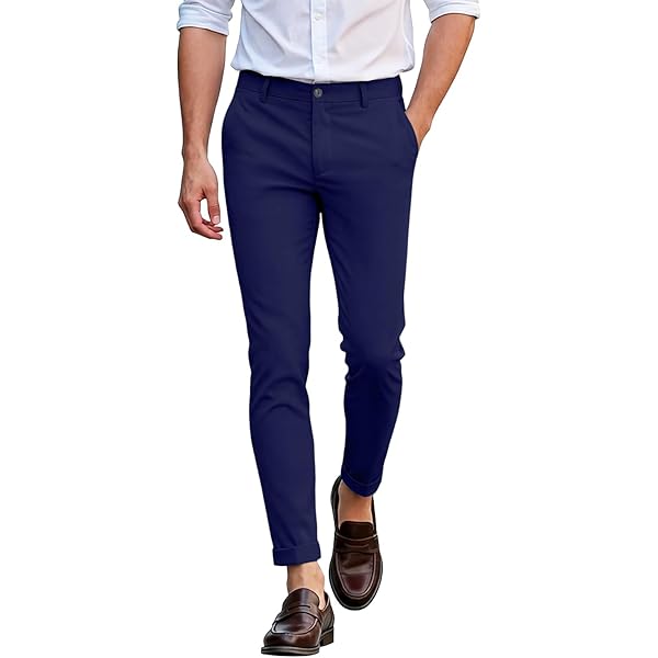 Calvin Klein Men's Slim-Fit Performance Dress Pants (Blue, 38Wx32L) at Amazon Men's Clothing store Calvin Klein Men's Slim-Fit Performance Dress Pants (Blue, 38Wx32L) at Amazon Men's Clothing store