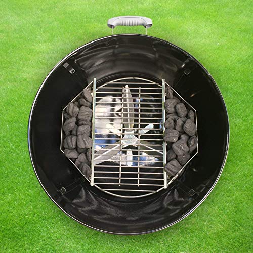 DELSbbq Stainless Steel Charcoal Basket Grill Accessories Briquette