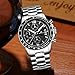Mens Chronograph Stainless Steel Watches Men Waterproof Date Calendar Luxury Casual Analogue Wrist Watch