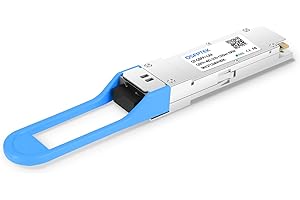 QSFPTEK 40G QSFP+ Module LC Single-Mode Transceiver 40GBASE-LR4 for Cisco QSFP-40G-LR4, 4 CWDM Lanes, 10km, with DDM
