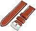 Paylak LEA1553-24 24mm Leather Calfskin Brown Watch Band