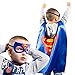 SPESS Comics Cartoon Hero 4Pcs Capes and Masks Costumes for Kids