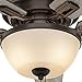 Hunter Donegan Indoor Ceiling Fan with LED Light and Pull Chain Control, 44