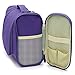 Sumnacon Unisex Waterproof Travel Toiletry Bags Organizer, Washable Bathroom Storage Hanging Cosmetic for Household Business Vacation, Multi Compartments, Portable Hanging Hook (Purple)