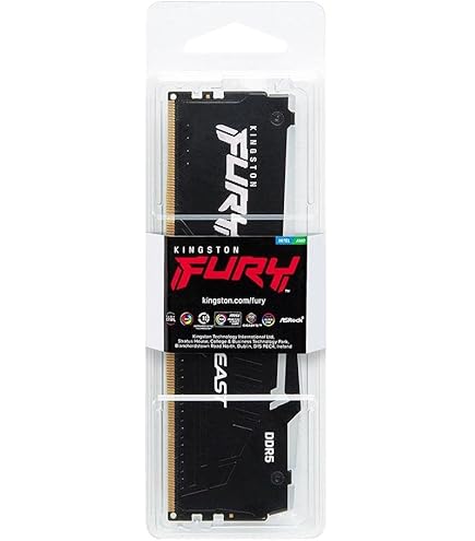 Kingston Fury Beast 16GB 5200MHz DDR5 CL40 Desktop Memory Single
