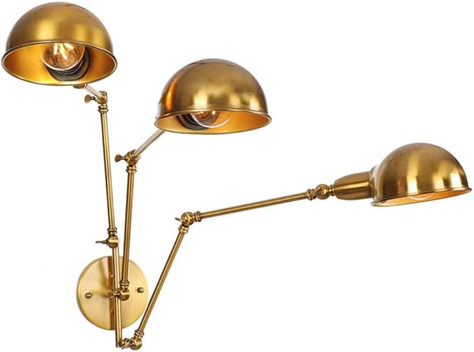 Iluminación de Pared Retro Industrial Vintage Ajustable Brazo oscilante