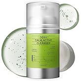 OGANA CELL DERX Facial Cleanser for Sensitive & Oily Skin – Calm Cleansing Foam with Plant Tannin, Redness Relief & Oil Control, Oxygen Bubble Technology, Korea Skincare (120ml/4.05 fl.oz.)