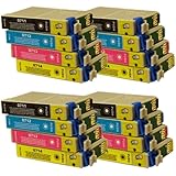 16 CiberDirect Compatible Ink Cartridge Replacements for Epson T0715 (T0711-4 multipack).