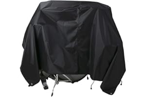 TNARRU Drum Set Dust Cover Large Mayhour Balck Drum Accessories with Sewn-in Weighted Corners outdoor Musical Instruments Waterproof Windproof Anti UV Electric Drum Kit Cover,Black,78x98in