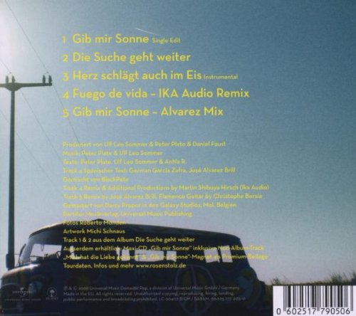 Gib Mir Sonne Digi Pack Rosenstolz Amazon De Musik