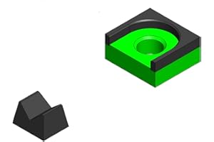 3D TOOL TRAYS MagAttach Ratchet Organizer Kit (1/2", Green/Black)